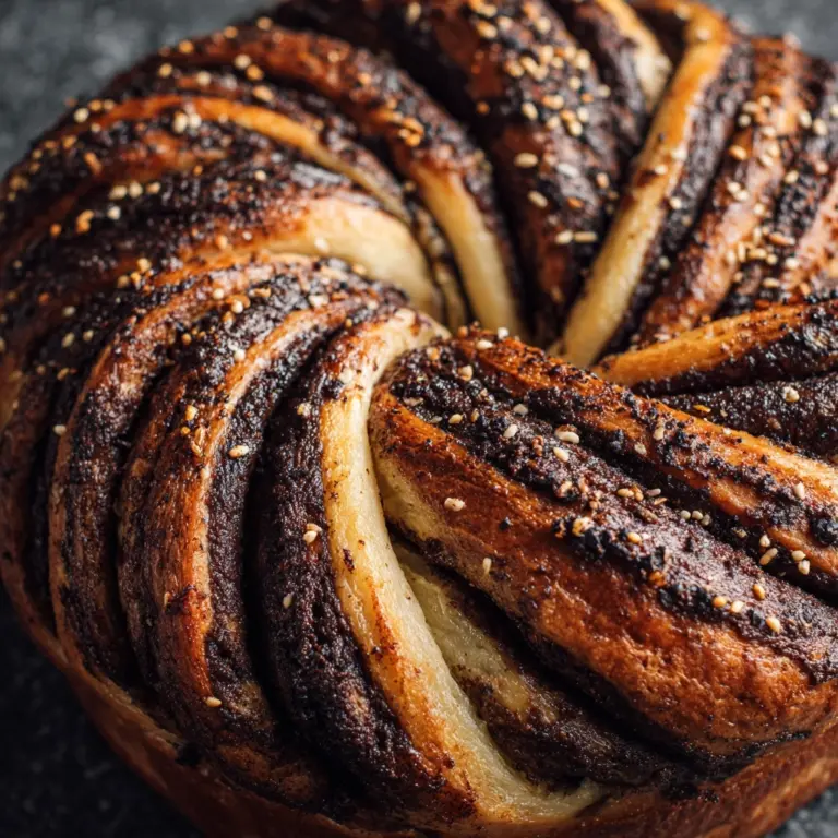 Swirled Chocolate Challah Bread Recipe