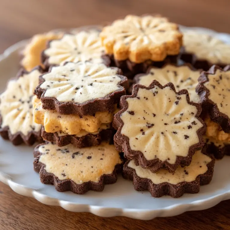 Espresso Shortbread Cookies Recipe