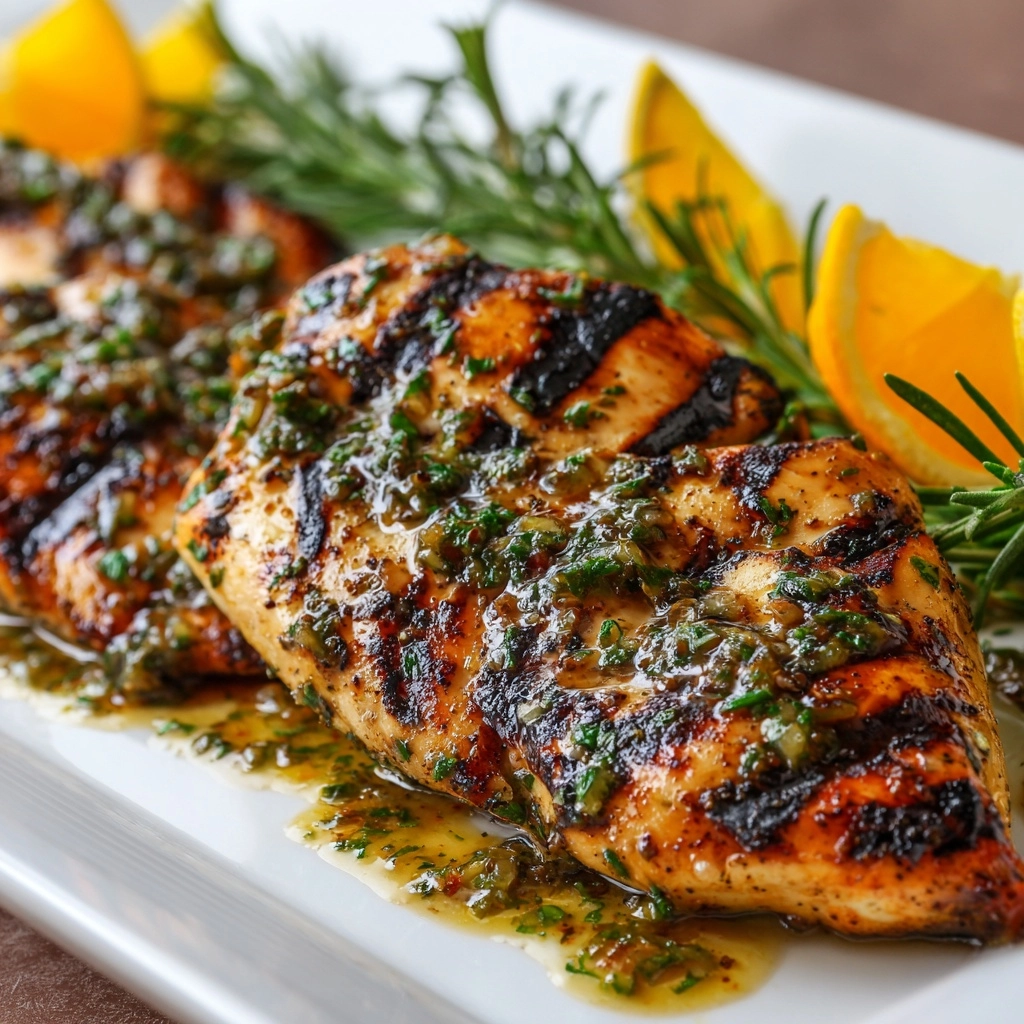 Grilled Citrus Chicken with Glaze Recipe - Recipe Image