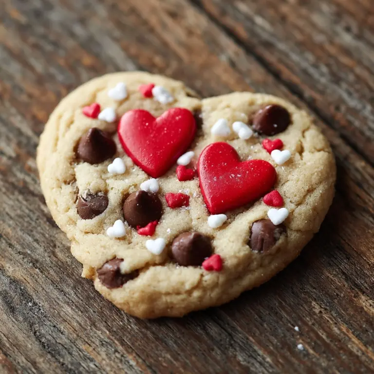 Chocolate Chip Cookie Dough Hearts Recipe
