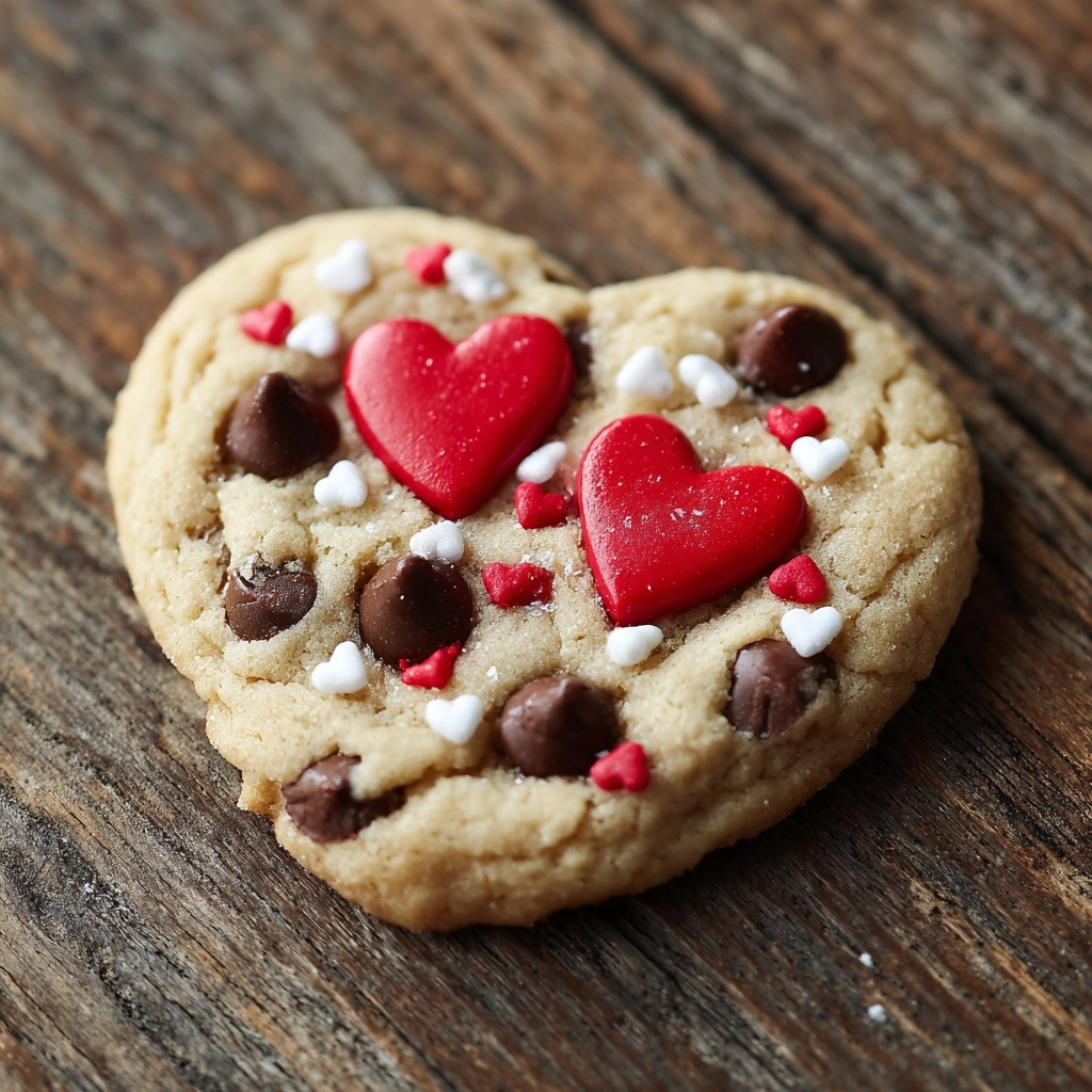Chocolate Chip Cookie Dough Hearts Recipe - Recipe Image