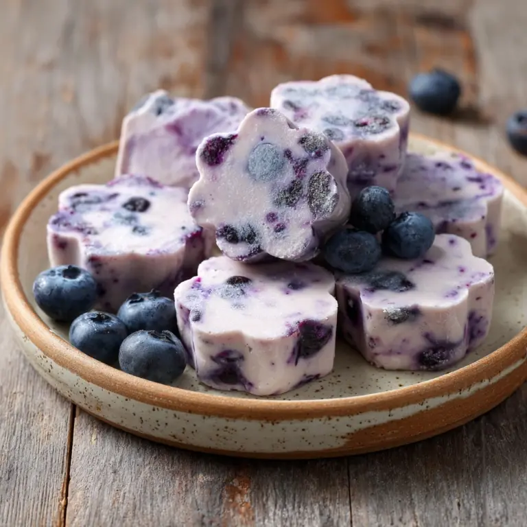 Blueberry Yogurt Paw Treats for Dogs Recipe