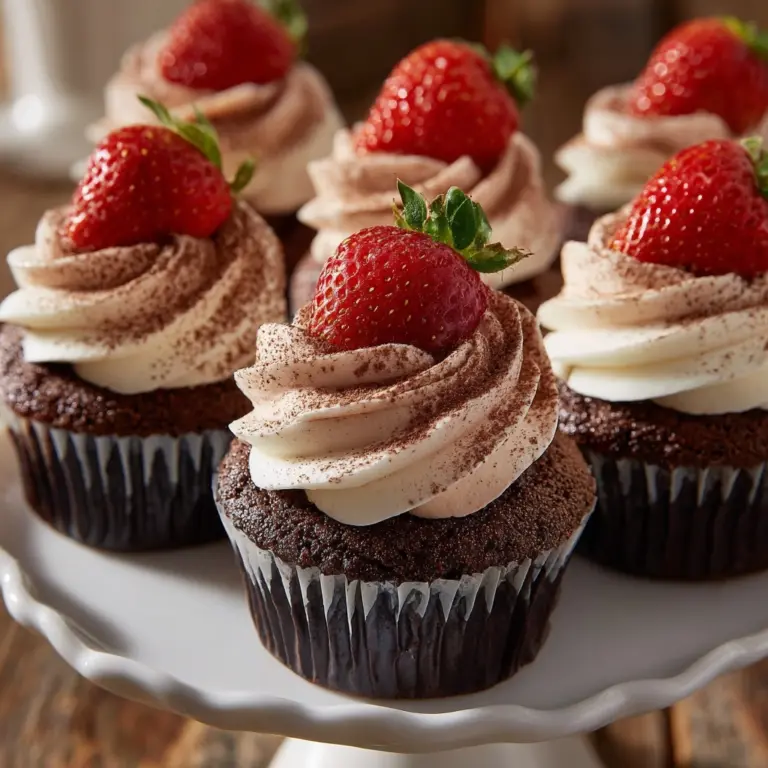 Chocolate Cheesecake Stuffed Strawberries Recipe