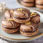 Nutella Drizzle Macarons Recipe