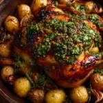 Red Chimichurri Whole Roasted Chicken Recipe