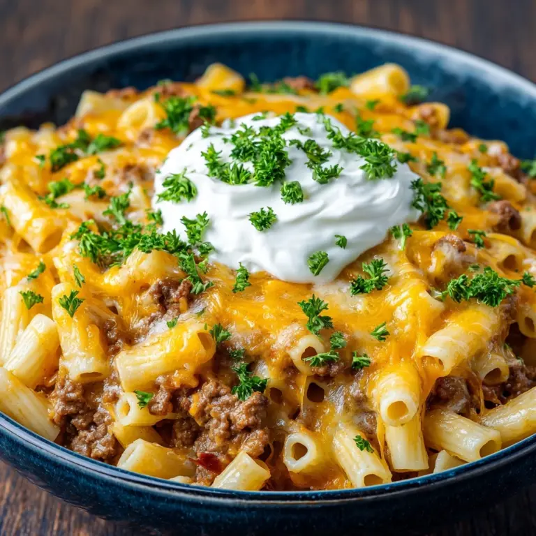 Cheesy Taco Pasta Recipe