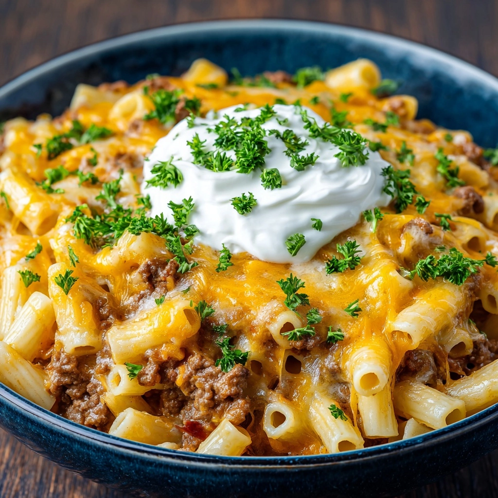 Cheesy Taco Pasta Recipe - Recipe Image