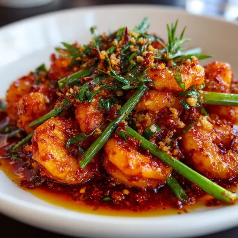 Garlic Shrimp With Chili Crisp Recipe