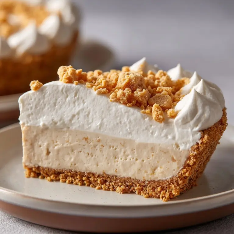 Easy Peanut Butter Pie Recipe