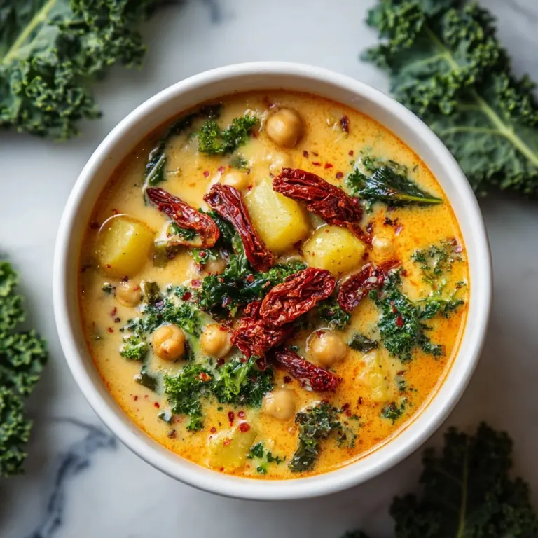 Creamy Tuscan Chickpea Soup Recipe