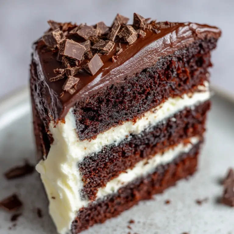 Hershey’s Chocolate Cake with Cream Cheese Filling Recipe