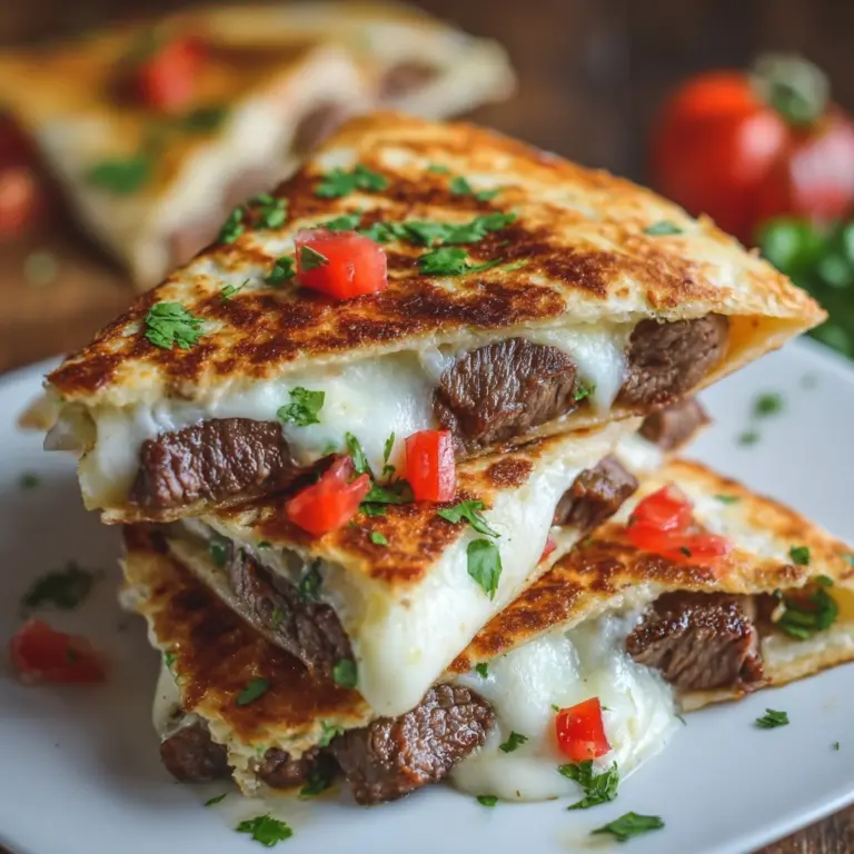 Steak Cheese Quesadillas on Blackstone Recipe