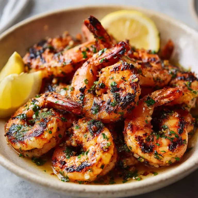 BBQ Grilled Prawns with Garlic, Lemon & Chilli: An Incredible Ultimate Recipe