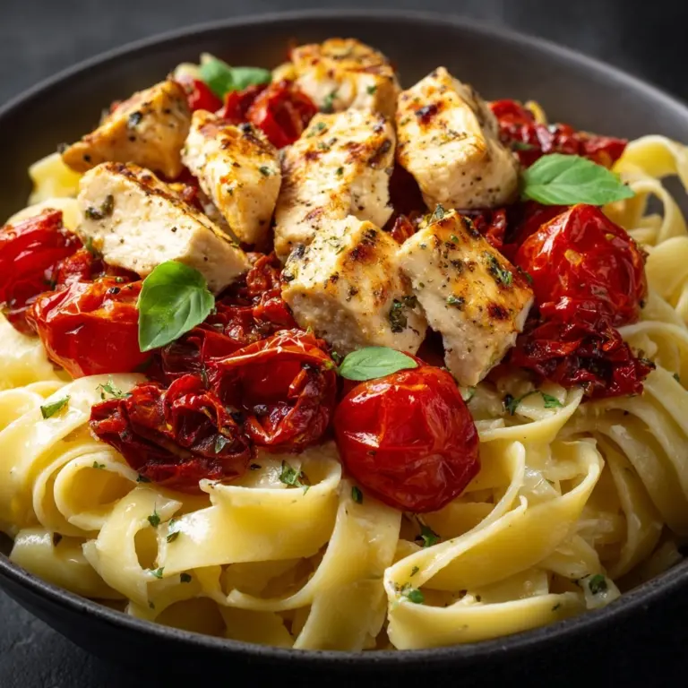 Tuscan Chicken Pasta Recipe