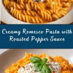 Creamy Romesco Pasta with Rich Roasted Pepper Sauce Recipe
