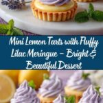 Mini Lemon Tart with Lilac Meringue Recipe