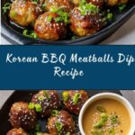 Korean BBQ Meatballs Dip Recipe