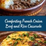 French Onion Ground Beef and Rice Casserole Recipe