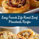 French Dip Roast Beef Pinwheels Recipe