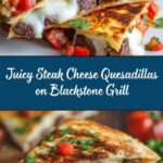 Steak Cheese Quesadillas on Blackstone Recipe