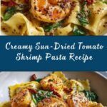 Creamy Sun-Dried Tomato Shrimp with Spinach Pasta Recipe