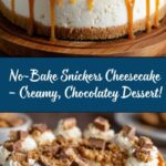 No-Bake Snickers Cheesecake Recipe