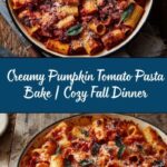 Pasta Bake with Pumpkin Tomato Sauce Recipe