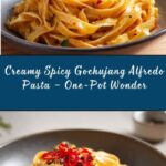 One-Pot Spicy Gochujang Alfredo Pasta Recipe