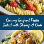 Seafood Pasta Salad with Shrimp & Crab Recipe