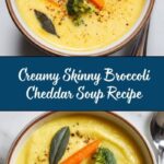 Skinny Broccoli Cheddar Soup Recipe
