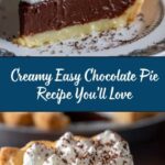Easy Chocolate Pie Recipe