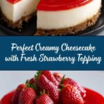 Perfect Cheesecake with Strawberry Topping Recipe
