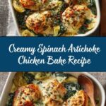 Healthy Spinach Artichoke Chicken Bake Recipe
