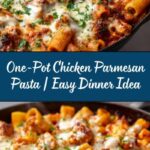 One-Pot Chicken Parmesan Pasta Recipe