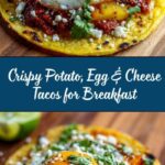 Crispy Potato, Egg & Cheese Taco Recipe
