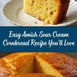 Easy Amish Sour Cream Cornbread Recipe