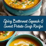 Spicy Butternut Squash and Sweet Potato Soup Recipe