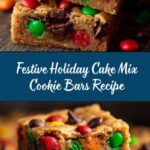 Holiday Cake Mix Cookie Bars Recipe