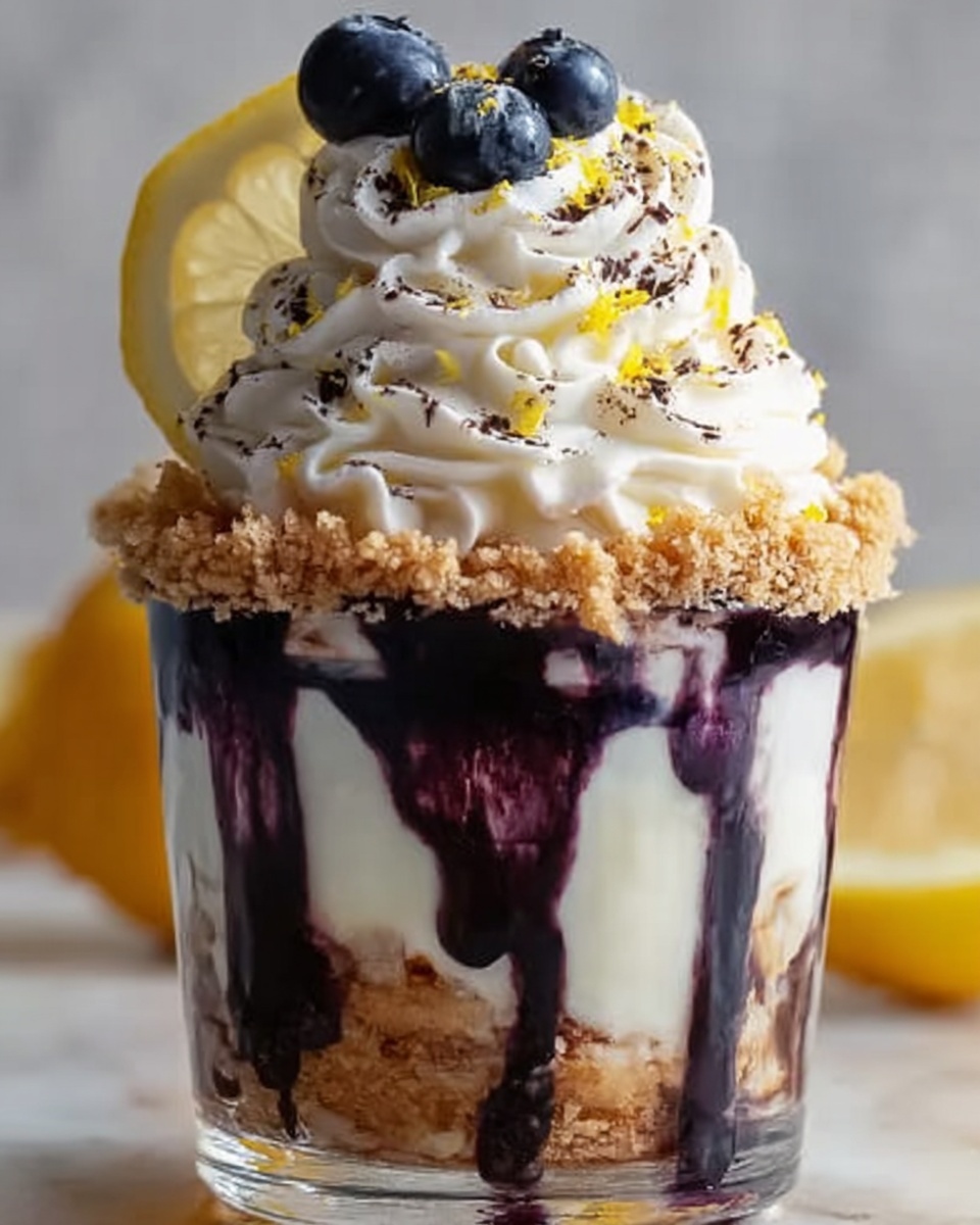 Lemon Blueberry Cheesecake Parfaits Recipe - Recipe Image