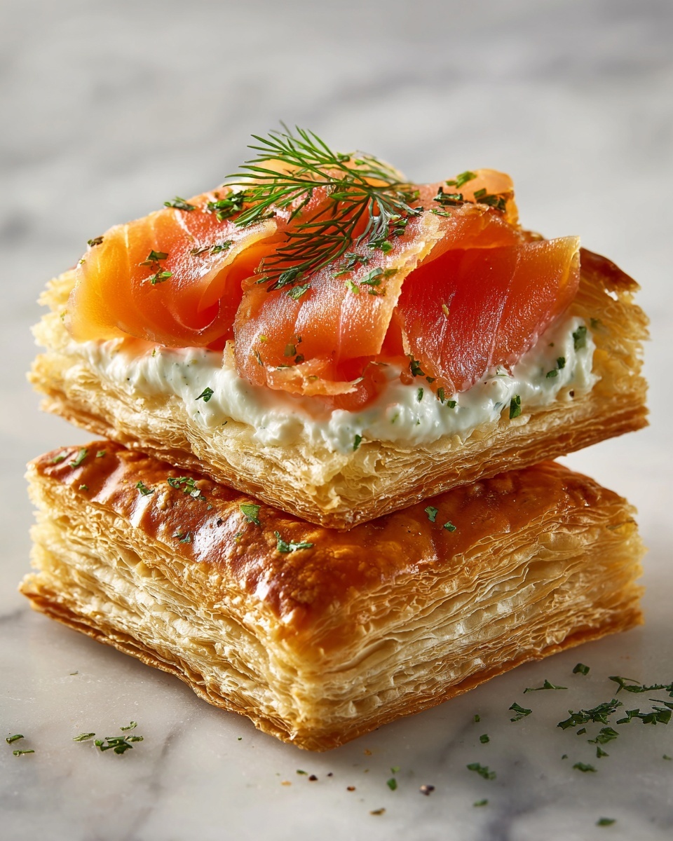 Hot Smoked Salmon and Dill Vol-au-Vents Recipe - Recipe Image