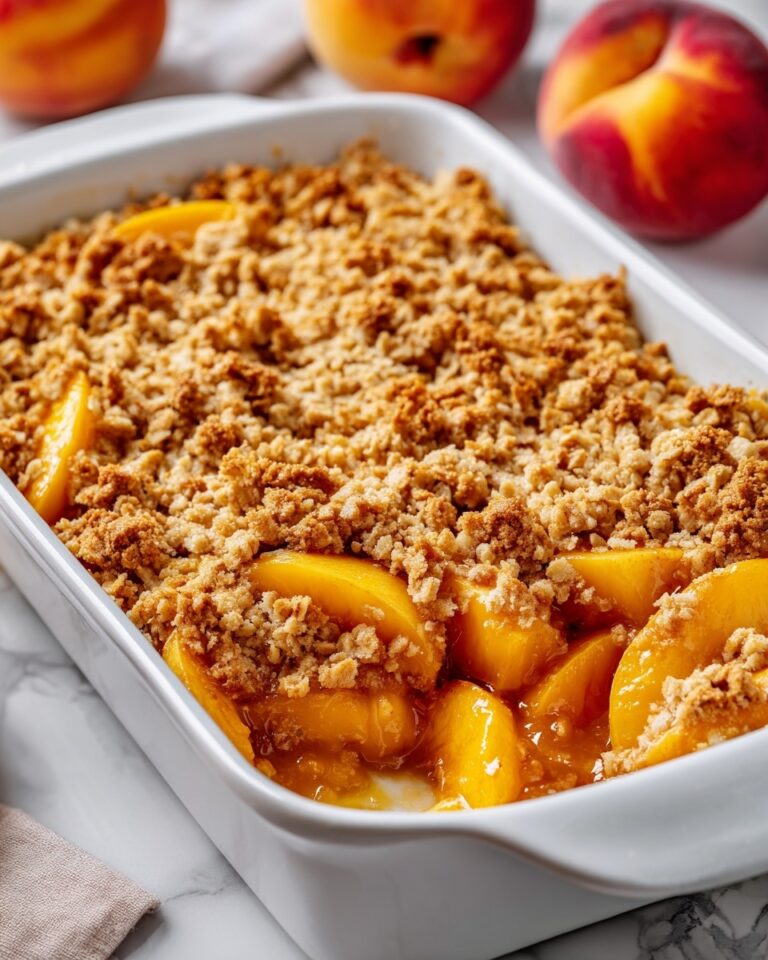 Old-Time Oven Peach Cobbler Recipe