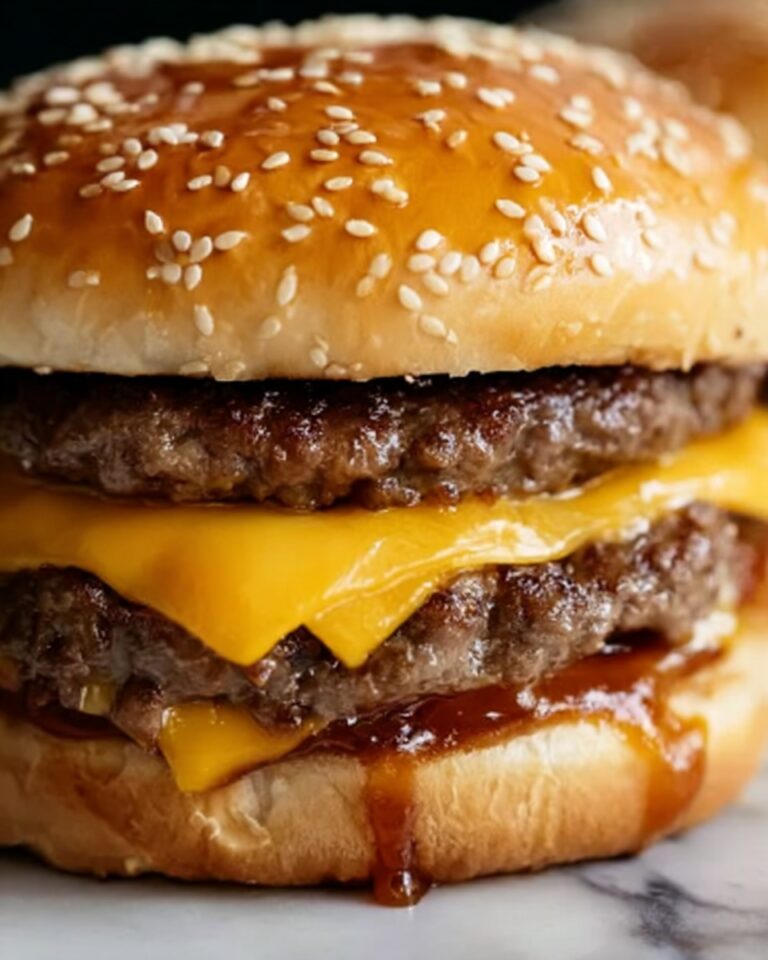 Juicy Teriyaki Parmesan Burgers with American Cheese Recipe
