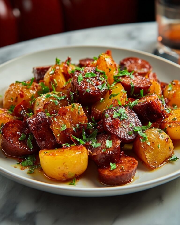 Honey Garlic Sausage and Roasted Potatoes Recipe