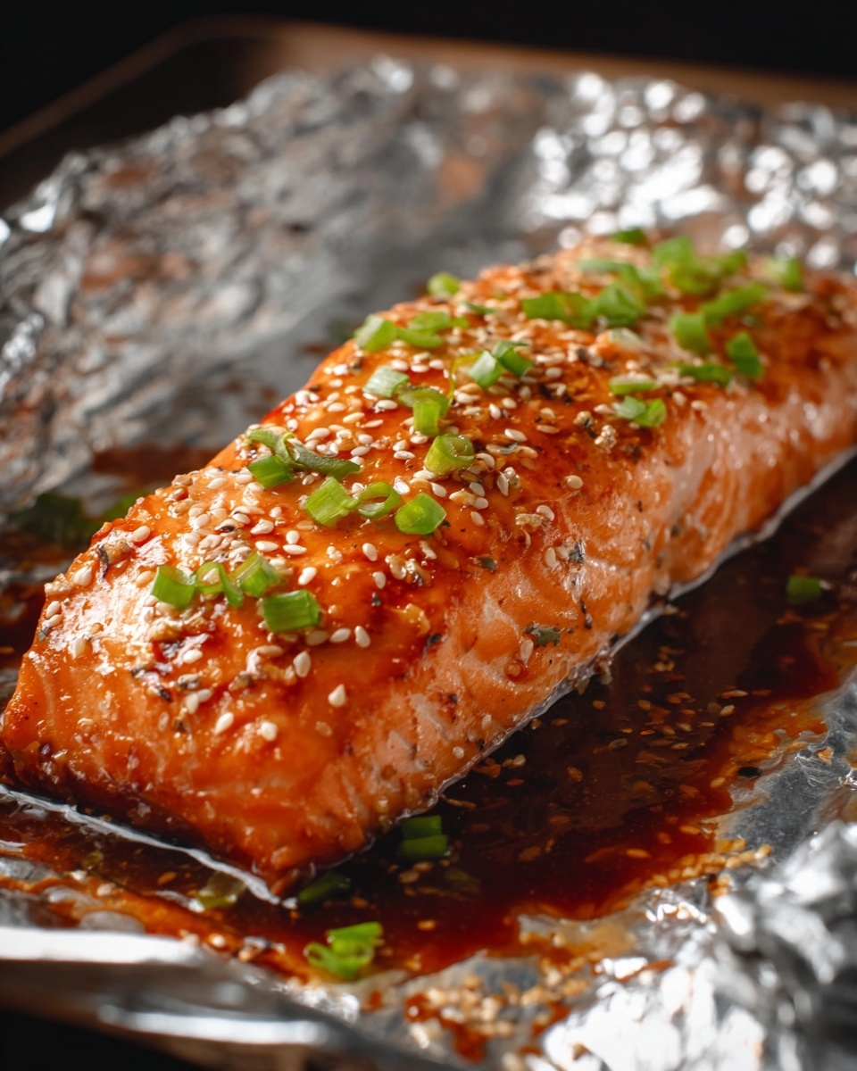 Asian Salmon in Foil Recipe - Recipe Image