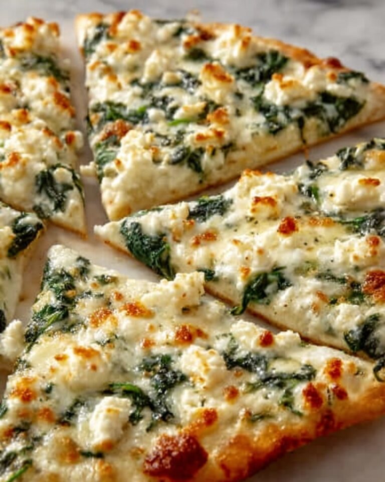 Spinach White Pizza Recipe