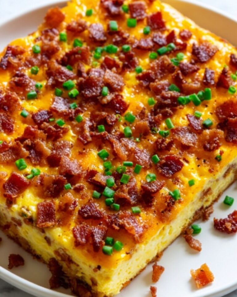 Mashed Potato Casserole with Ground Beef, Bacon, and Cheddar Recipe