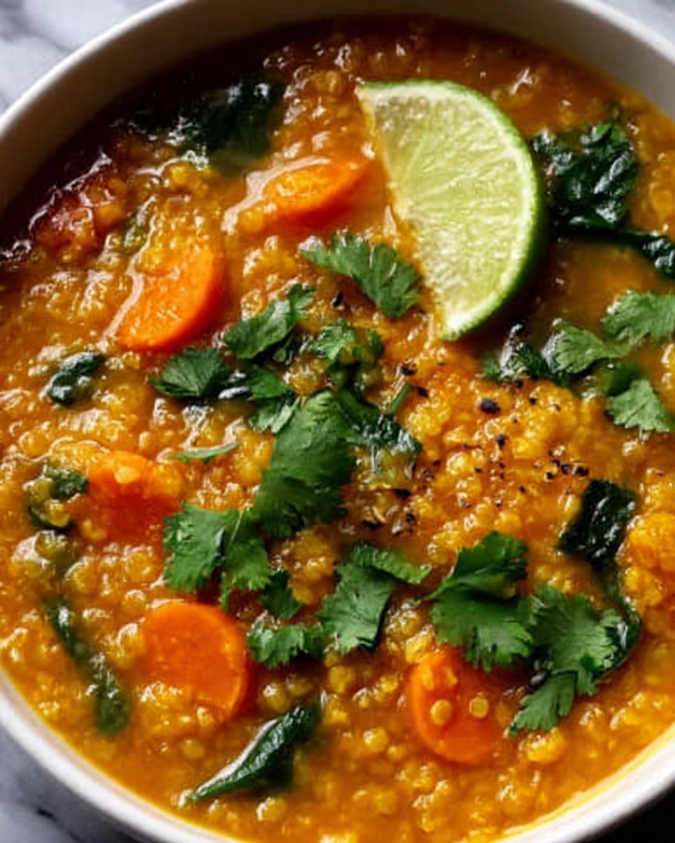Slow Cooker Golden Lentil Soup Recipe - Recipe Image