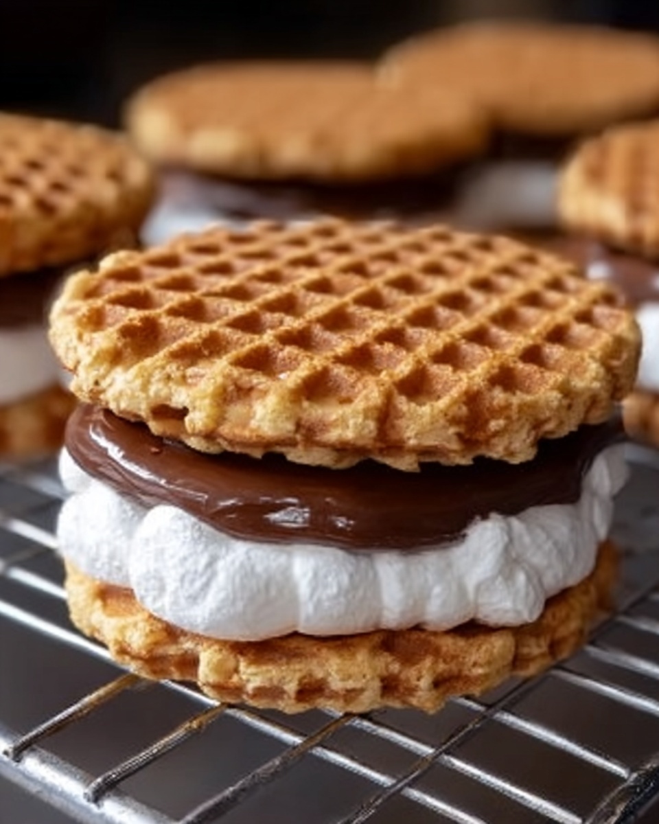 Peanut Butter S'mores Sandwich Cookies Recipe - Recipe Image