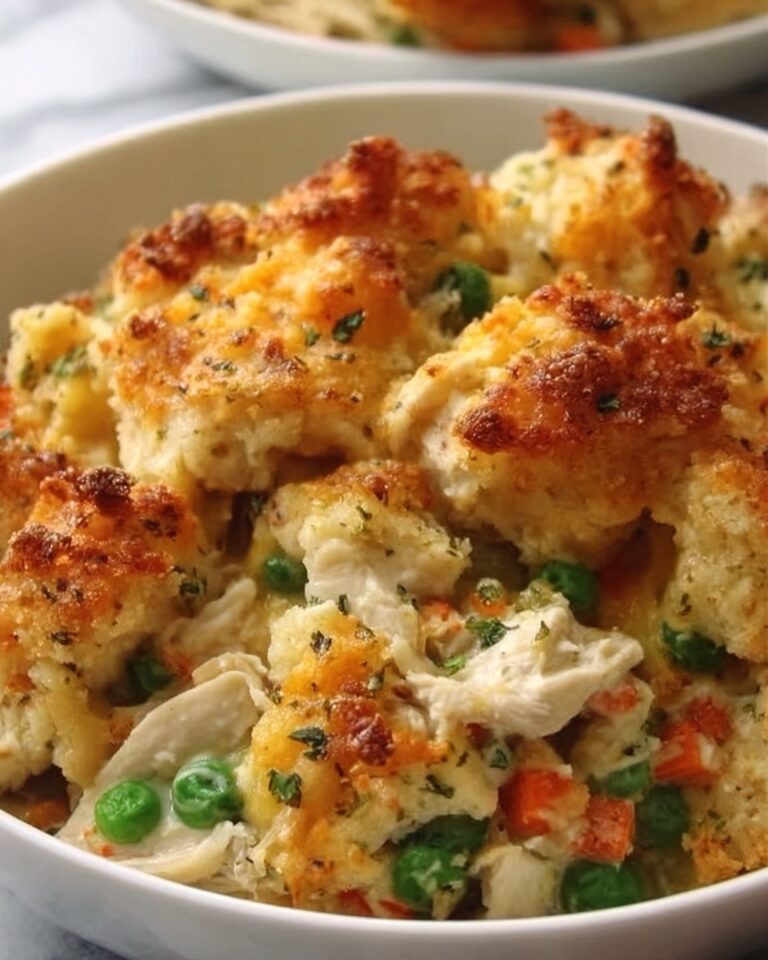 Chicken Cobbler Dinner Casserole Recipe