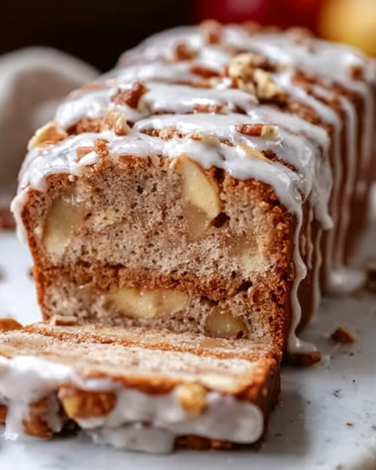 Apple Fritter Bread with Cinnamon and Sweet Glaze Recipe